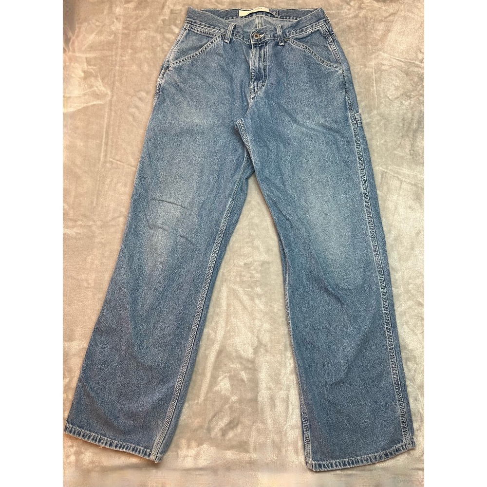 Vintage Gap Jeans Carpenter Style Straight Leg Light Wash - 30X31
